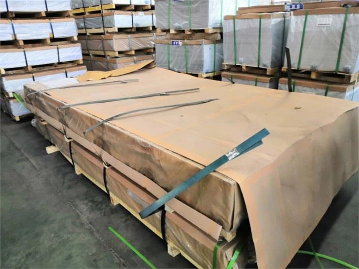 5 bar pattern aluminum tread plate in kraft paper
