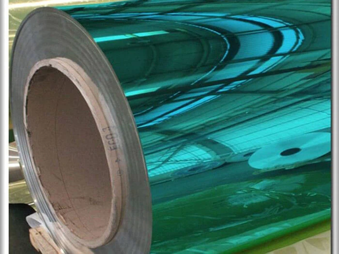 Cyan mirror aluminum sheet