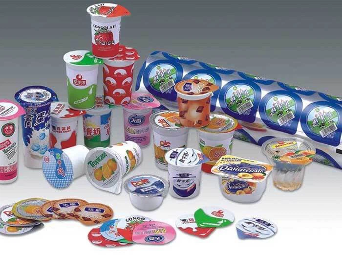 Custom Printed Aluminum Foil Lids for Yogurt
