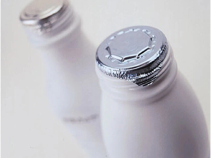 Aluminum foil for heat sealing of yogurt lid